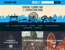 Tablet Screenshot of centralfloridafair.com